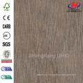 JHK-M02 Diseño de panel decorativo en relieve Línea recta HDF Natural Puerta puerta fábrica de piel